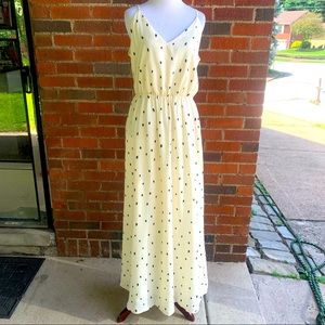 Everly Cream Pattern Maxi Dress